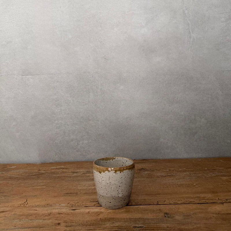 BOHEMIAN White Becherset mit Krug - FRANZARTKERAMIK
