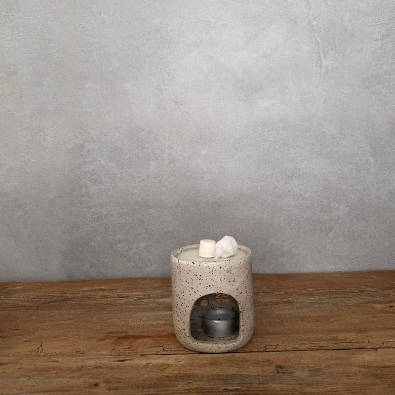 Aromalampe mit Lichtspiel Keramik - FRANZARTKERAMIK