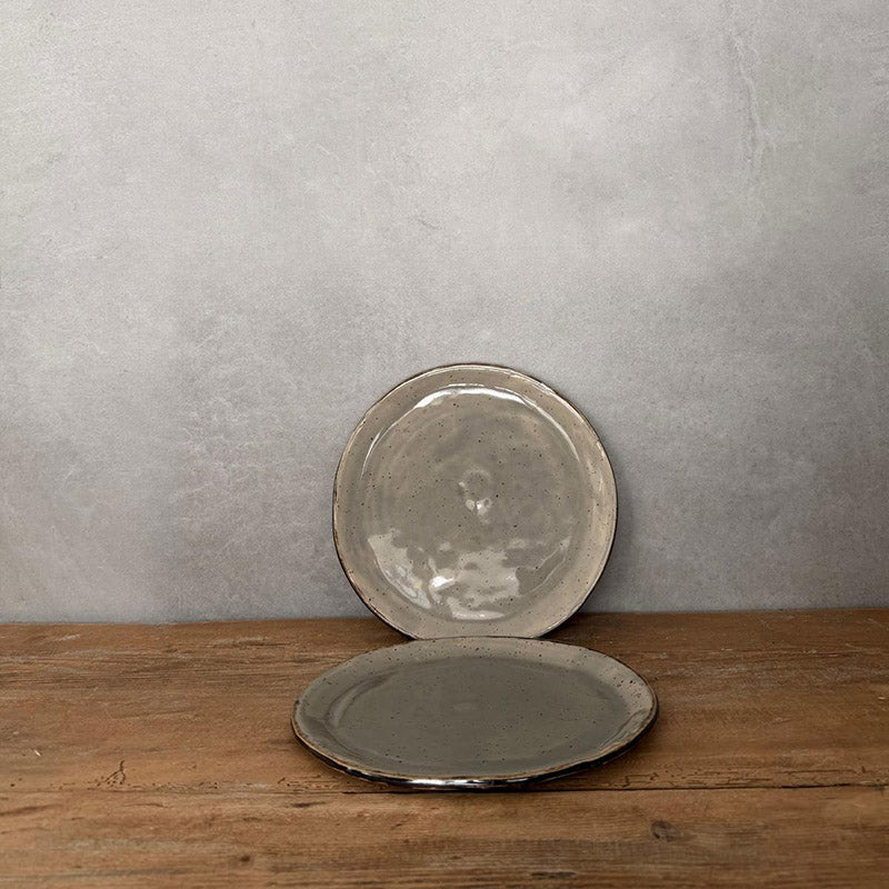BOHEMIAN Grey Dessertteller - FRANZARTKERAMIK