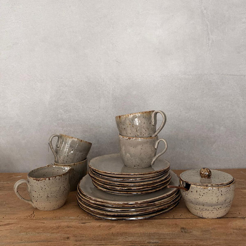 BOHEMIAN Grey Zuckerdose mit Deckel