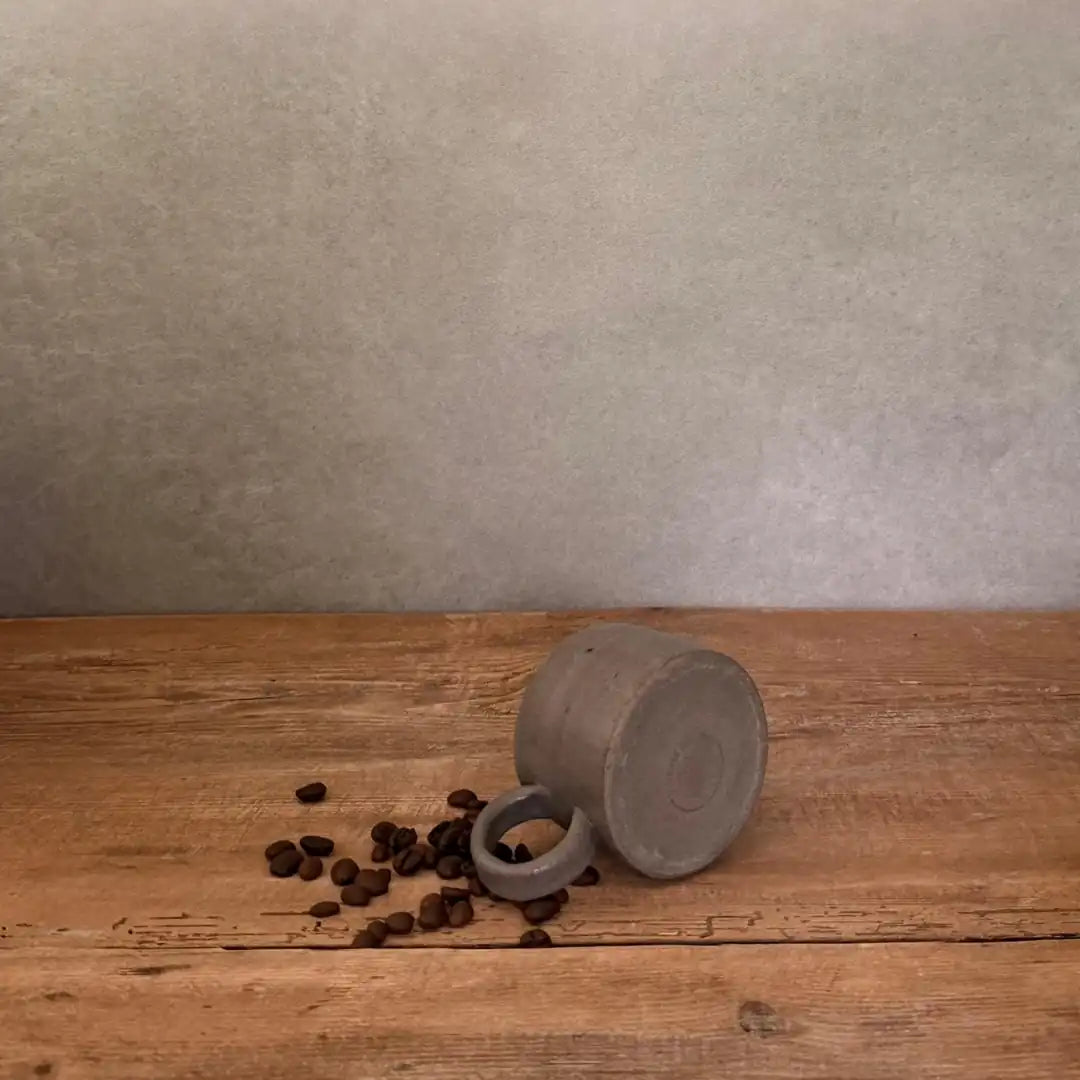 Espresso tasse AREIA Natural liegend - FRANZARTKERAMIK