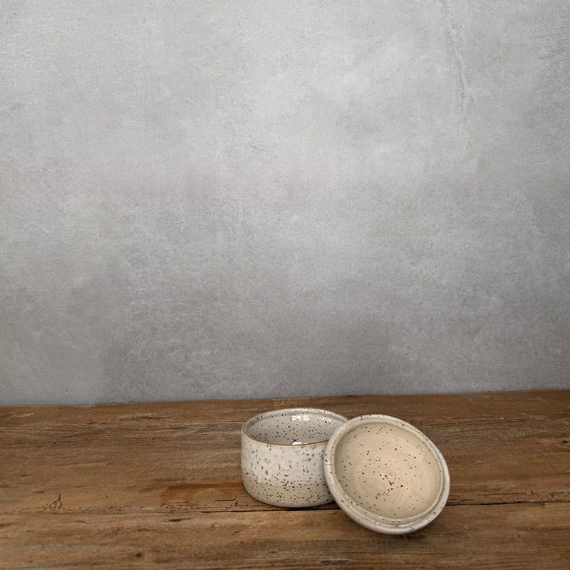 BOHEMIAN White Dose klein Zuckerdose - FRANZARTKERAMIK