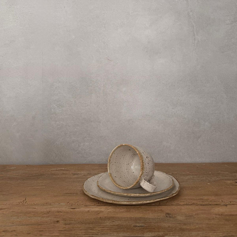 BOHEMIAN White Beilagenteller oder Untertasse