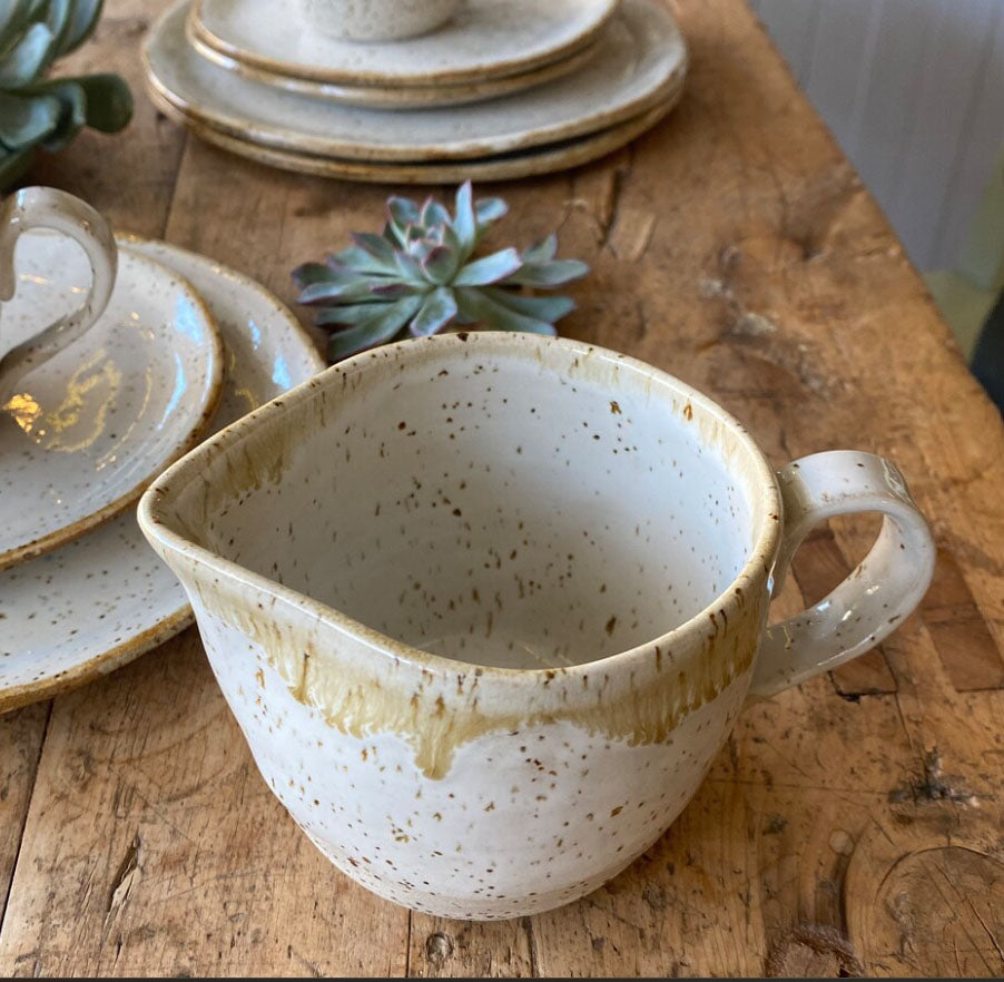 BOHEMIAN White Milchkännchen - FRANZARTKERAMIK