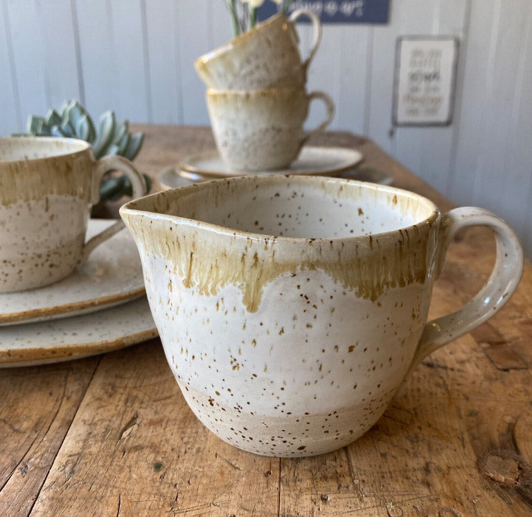 BOHEMIAN White Milchkännchen - FRANZARTKERAMIK