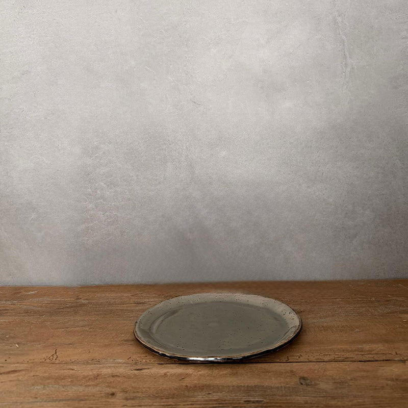 BOHEMIAN Grey Dessertteller - FRANZARTKERAMIK