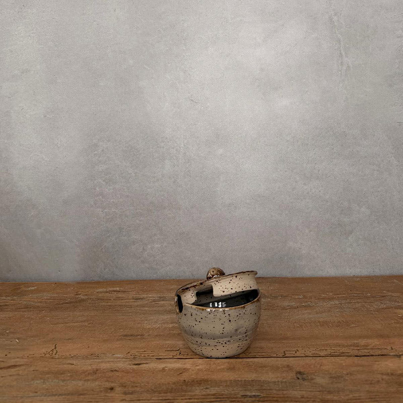 BOHEMIAN Grey Zuckerdose - FRANZARTKERAMIK